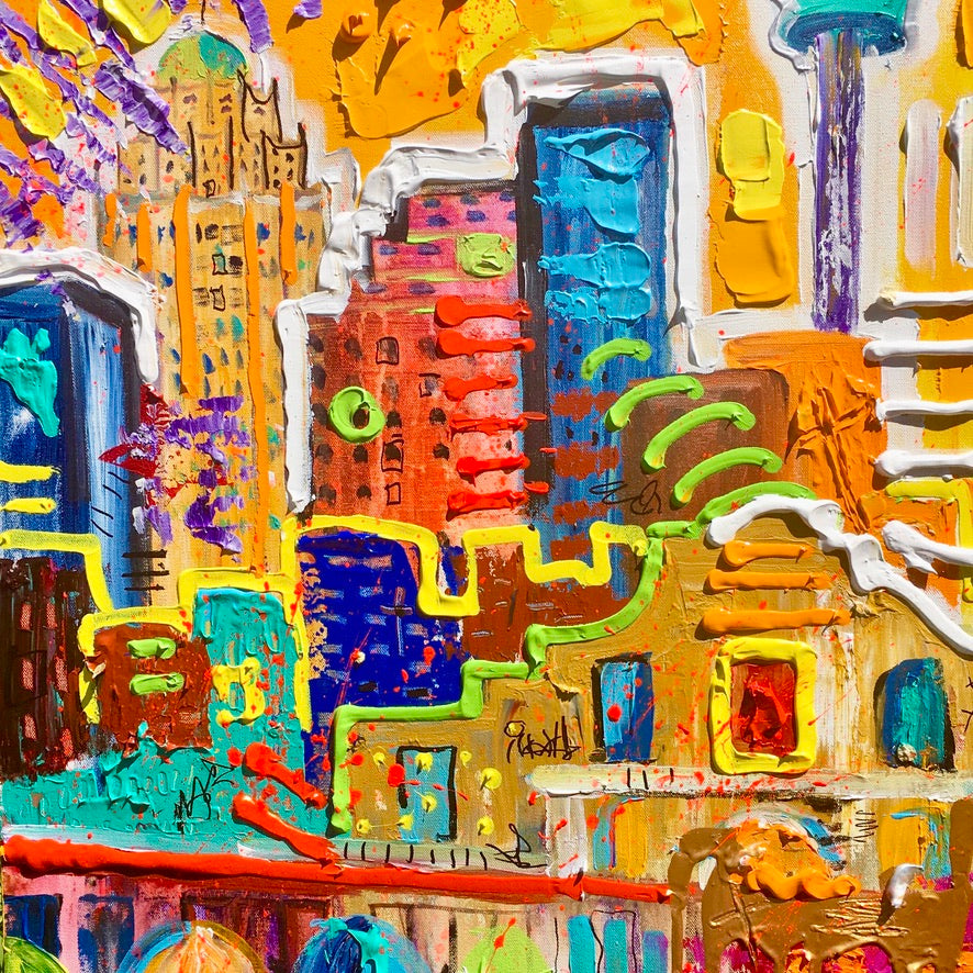 San Antonio, Texas, 8x10 inch matted canvas print by Tracee Gentry Matthews