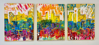 Excitement Within (Triptych)