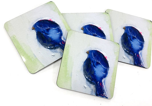 Bluebird coasters by Tracee Gentry Matthews