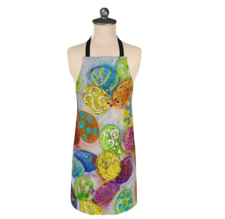 Easter egg art apron by Tracee Gentry Matthews