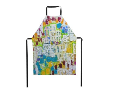 One-size art apron printed from an original painting by Tracee Gentry Matthews