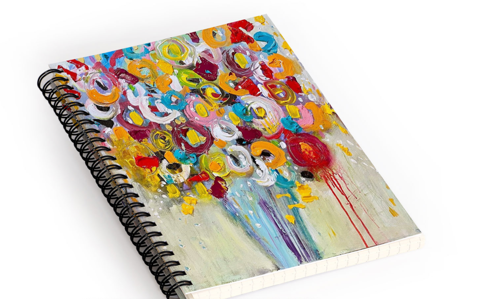 Floral art notebook by Tracee Gentry Matthews