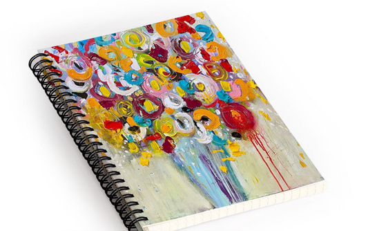 Floral art notebook by Tracee Gentry Matthews