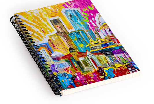 Little Rock Heights cityscape art notebook by Tracee Gentry Matthews