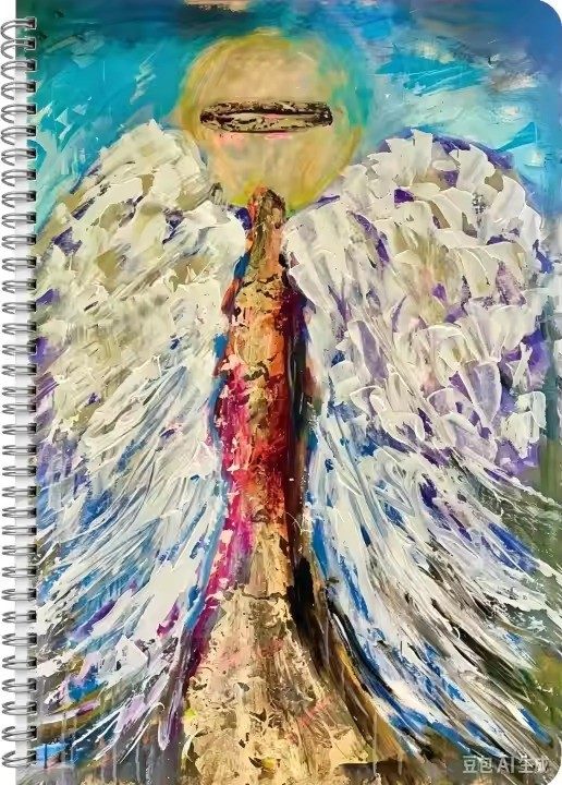 Angel art notebook by Tracee Gentry Matthews, front cover