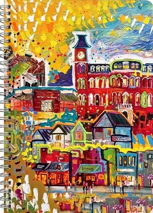 Fayetteville / University of Arkansas art notebook by Tracee Gentry Matthews, front cover