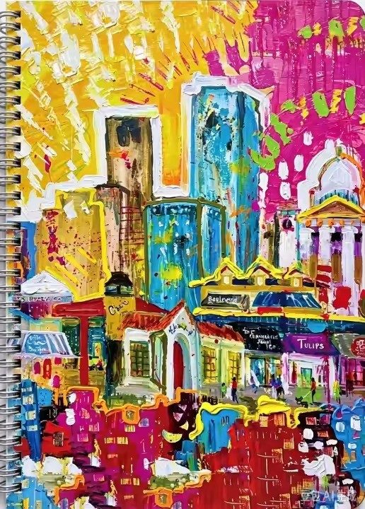 Little Rock Heights art notebook by Tracee Gentry Matthews, front cover