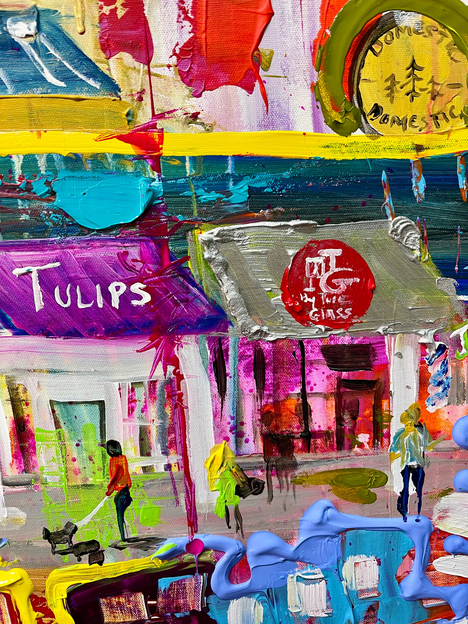 Home 48x48 inch painting by Tracee Gentry Matthews, view 6