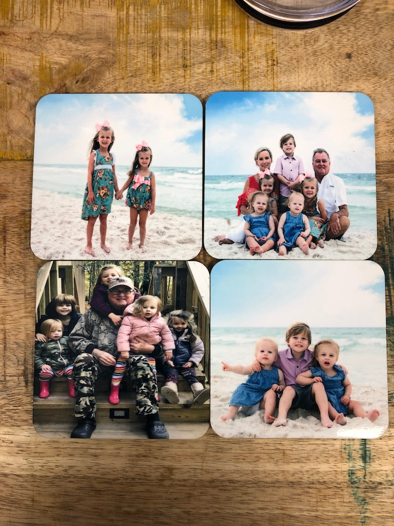 Custom photo coasters set of 4 by artbytracee, second view