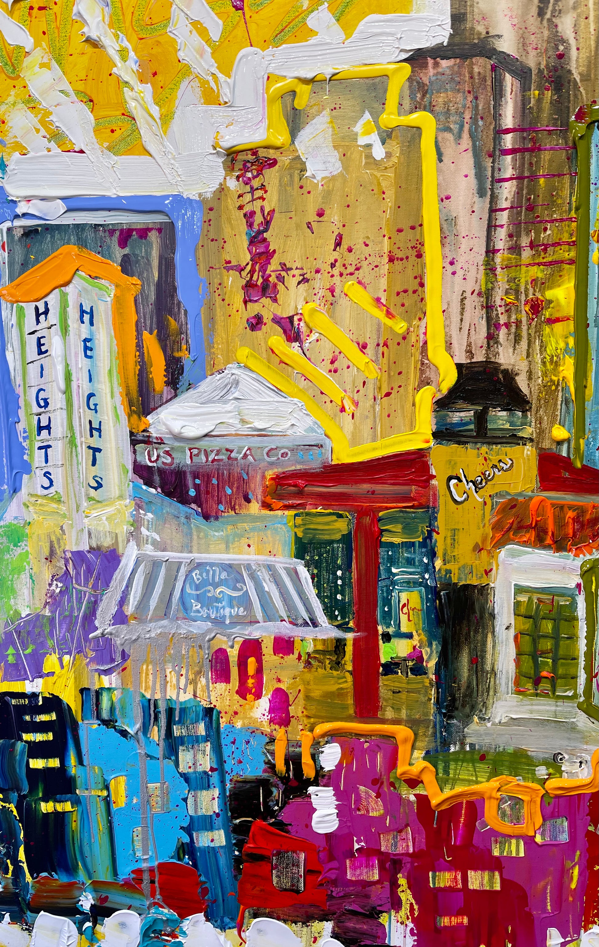 Home 48x48 inch painting by Tracee Gentry Matthews, view 8